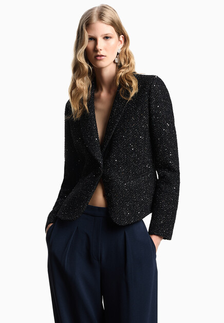 Жакет EMPORIO ARMANI  - Хлопок, Полиэстер