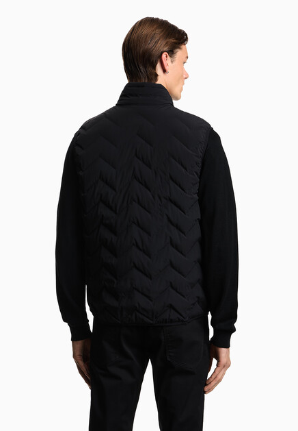 Жилет EMPORIO ARMANI  - Полиамид - цвет черный