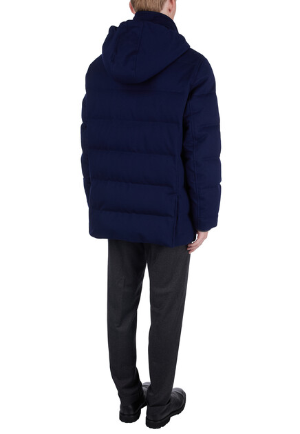Куртка BRUNELLO CUCINELLI  - Шерсть - цвет синий