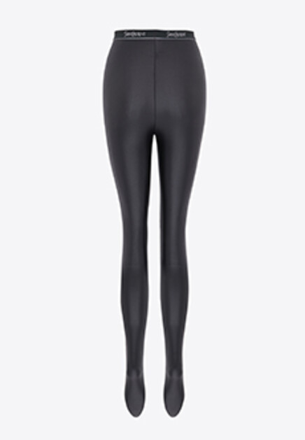 Легинсы с логотипированной резинкой  SAINT LAURENT