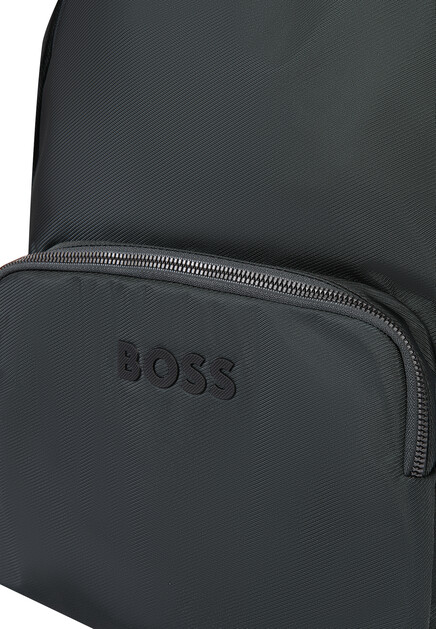 Рюкзак BOSS  - Переработанный полиэстер - цвет зеленый