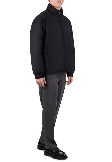 Пуховик EMPORIO ARMANI  - Вискоза, Полиэстер, Шерсть
