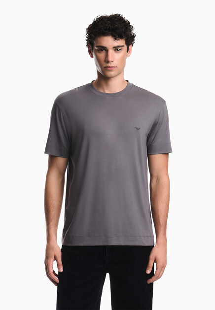 Футболка EMPORIO ARMANI  S размера - цвет серый