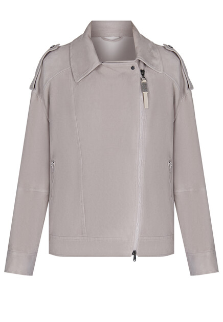 Замшевая куртка BRUNELLO CUCINELLI