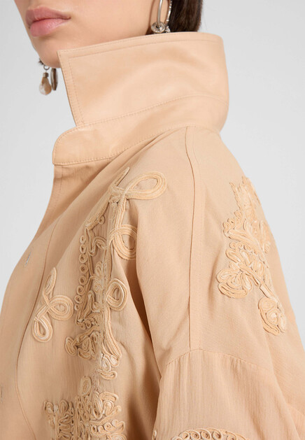 Блуза с вышивкой ERMANNO SCERVINO