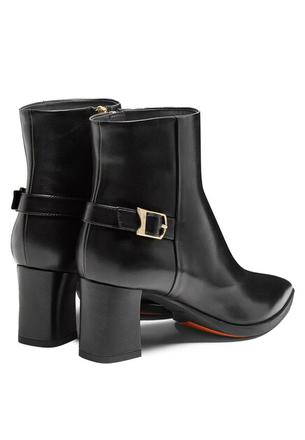 Ботильоны SANTONI  - Кожа - цвет черный