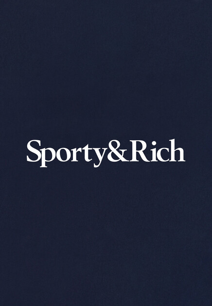 Футболка SPORTY&RICH  - Хлопок, Переработанный хлопок - цвет синий