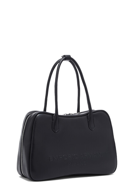 Сумка EMPORIO ARMANI  - Кожа - цвет черный