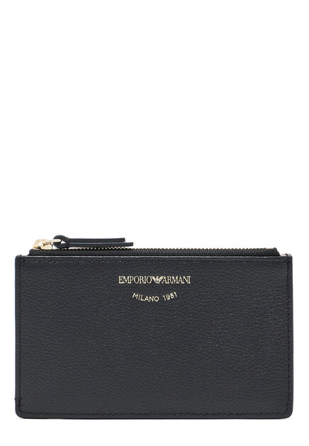 Черный кардхолдер EMPORIO ARMANI