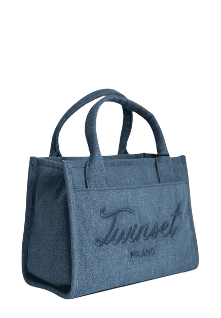 Сумка TWINSET Milano  - Хлопок - цвет синий
