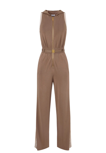 Трикотажный комбинезон с капюшоном ELISABETTA FRANCHI