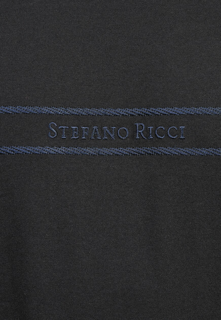 Футболка STEFANO RICCI  M размера - цвет черный