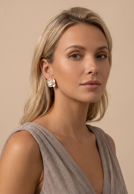 Белые серьги SFILATO - ФРАНЦИЯ