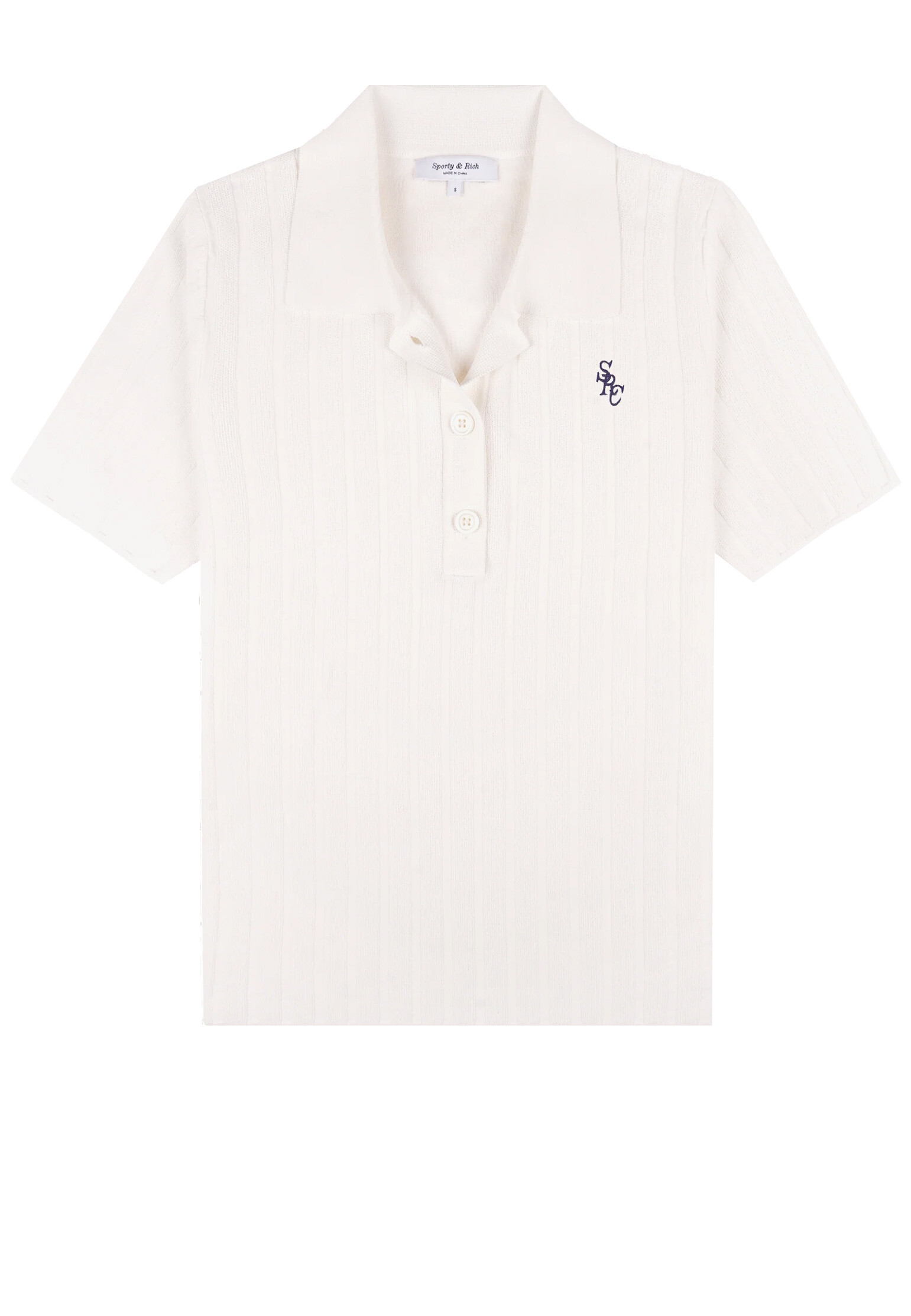 Поло из смесовой вискозы SPORTY&RICH