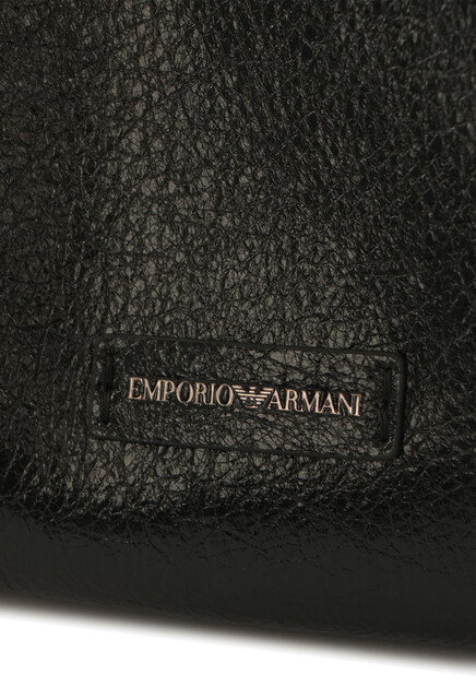 Сумка EMPORIO ARMANI  - Кожа - цвет черный