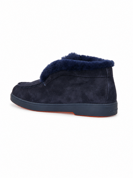 Полуботинки SANTONI  36.5 размера - цвет синий