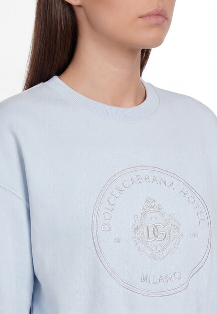 Свитшот DOLCE&GABBANA  40 размера - цвет голубой
