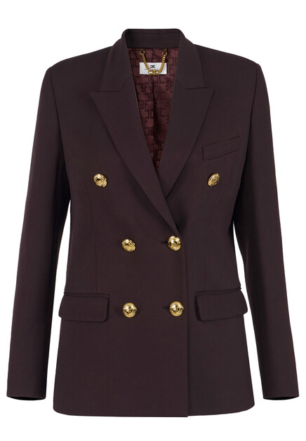 Двубортный пиджак ELISABETTA FRANCHI