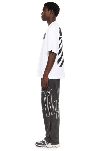 Футболка OFF-WHITE  - Хлопок - цвет белый