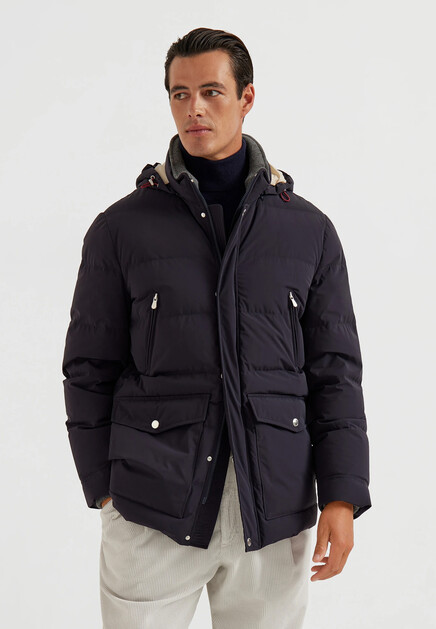 Куртка с капюшоном BRUNELLO CUCINELLI
