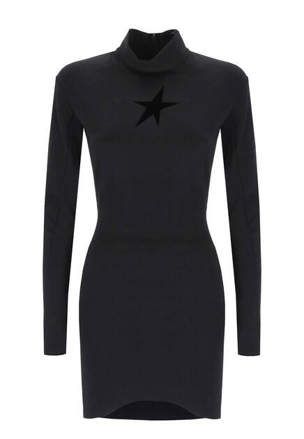 Мини-платье со звездой MUGLER