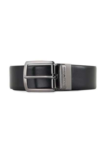 Черный ремень EMPORIO ARMANI