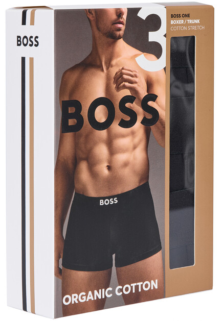 Боксеры BOSS  - Хлопок - цвет черный