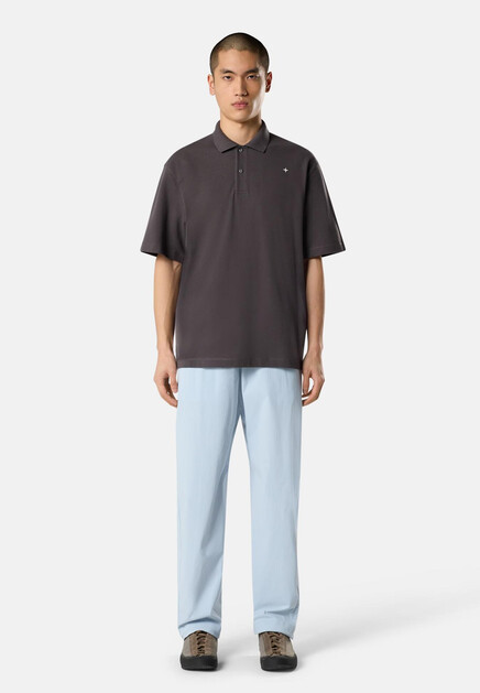 Хлопковое поло STONE ISLAND - ИТАЛИЯ