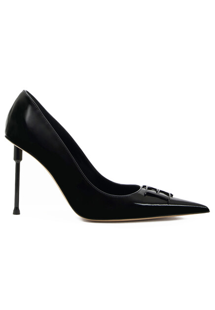 Туфли из лакированной кожи с монограммой ELISABETTA FRANCHI
