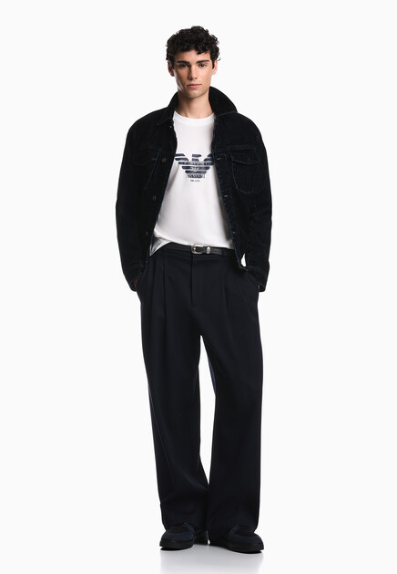 Футболка с логотипом EMPORIO ARMANI - ИТАЛИЯ