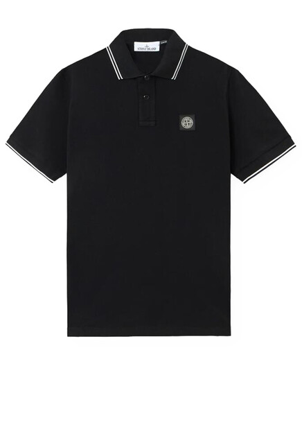 Поло из эластичного хлопка STONE ISLAND