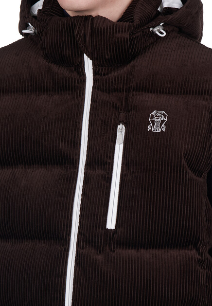 Жилет с гусиным пухом BRUNELLO CUCINELLI