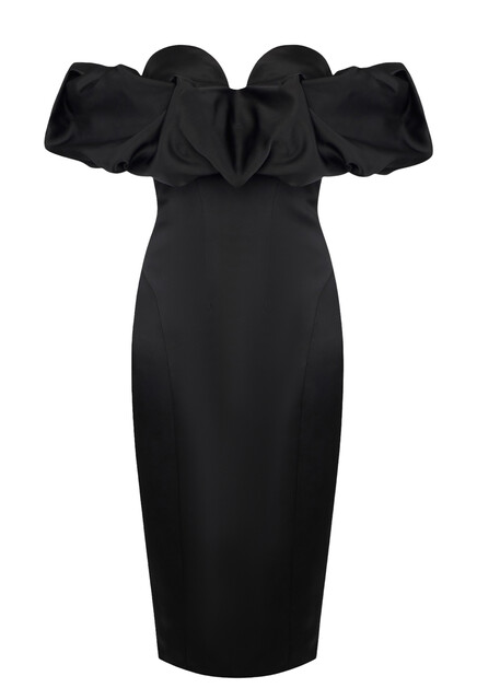 Платье с открытыми плечами ELISABETTA FRANCHI