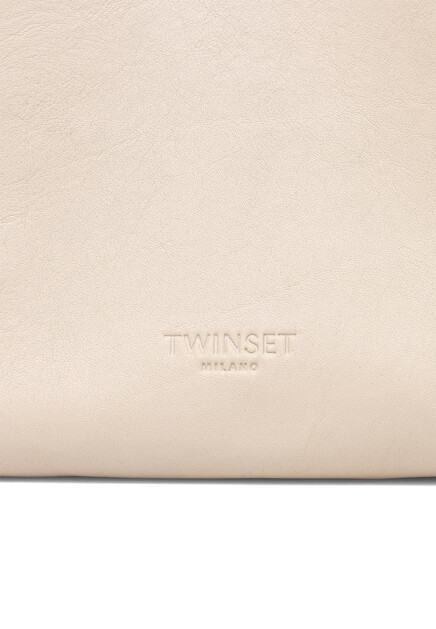 Сумка TWINSET Milano  - Кожа - цвет бежевый