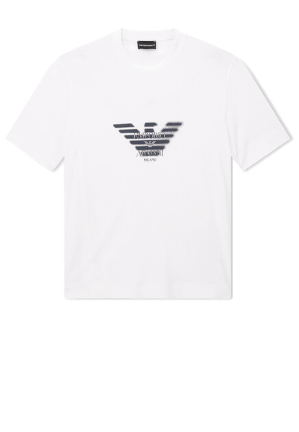Футболка с логотипом EMPORIO ARMANI