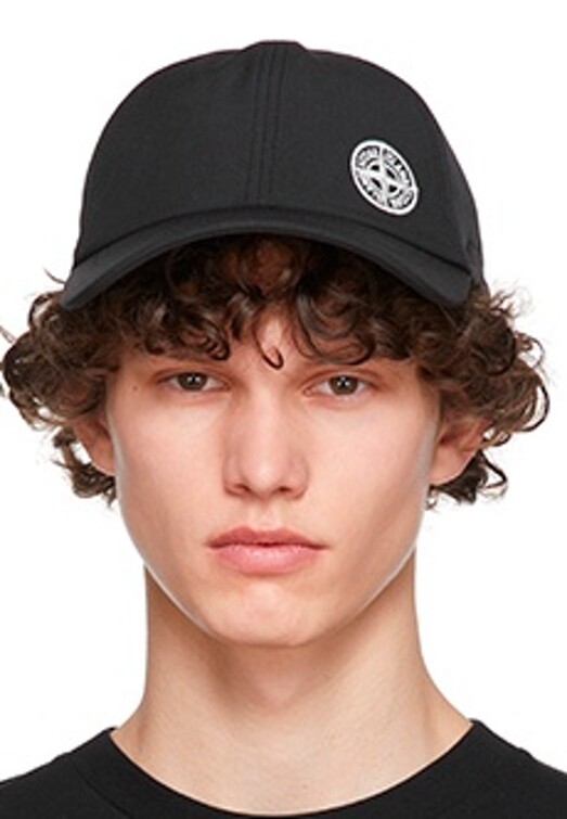 Бейсболка с вышитым логотипом STONE ISLAND