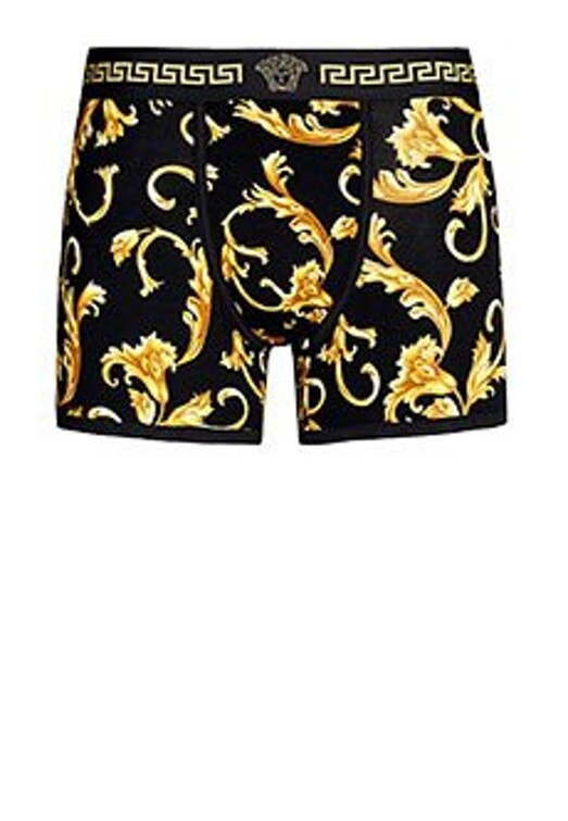 Черные трусы VERSACE